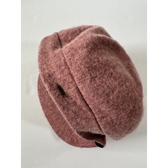 NWT Nine West Womens Wool Knit Newsboy Hat Mauve Pink One Size #MQ17 - Picture 4 of 10